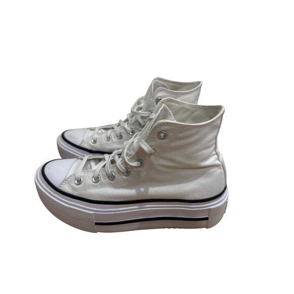 CONVERSE CHUCK TAYLOR ALL STAR PLATFORM HIGH TOP SNEAKERS UNISEX WOMENS 9.5 - Picture 3 of 6